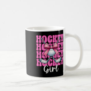 Hockey Girl Street Hockey Girl Coquette Bow _1 Coffee Mug
