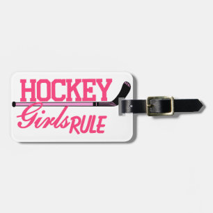 Hockey Girls Rule Luggage Tag