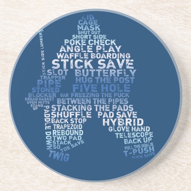 Hockey Goalie Coaster (Front)