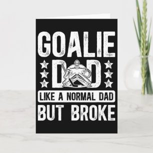 Hockey Goalie Dad Definition Dad Of A Hockey Keepe Card