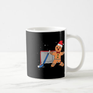 Hockey Goalie Gingerbread Goalkeeper Funny Christm Coffee Mug