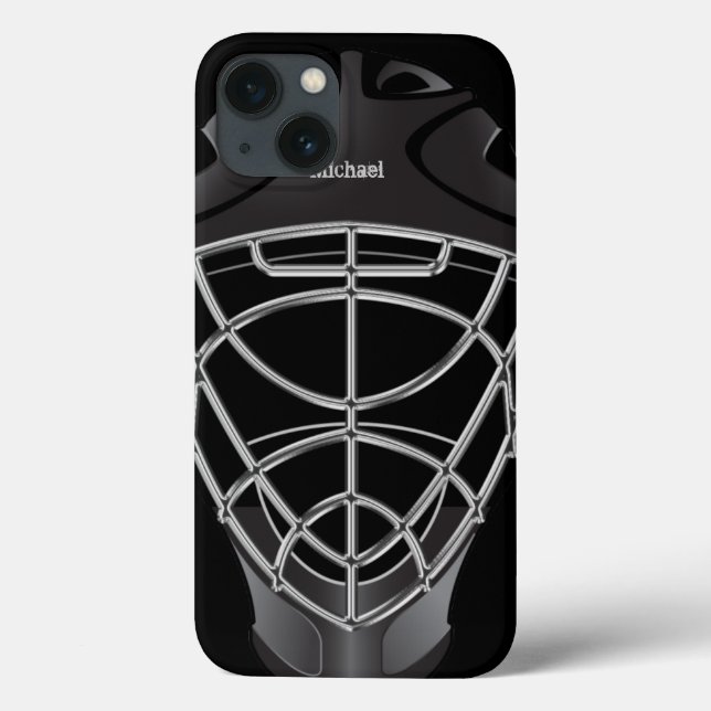 Hockey Goalie Helmet Case-Mate iPhone Case (Back)