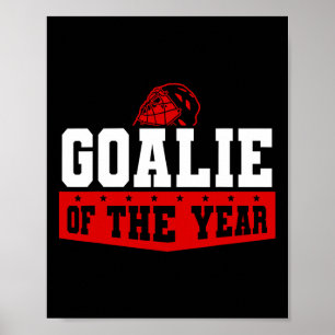 Hockey Goalie Helmet Sports Award Look Poster