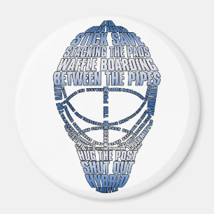 Hockey Goalie Mask Magnet