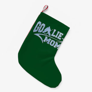 Hockey Goalie Mom Athletic Tail Small Christmas Stocking