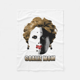 Hockey Goalie Mom Fleece Blanket