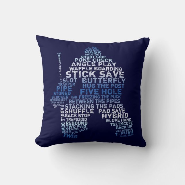 Hockey Goalie Pillow (Front)