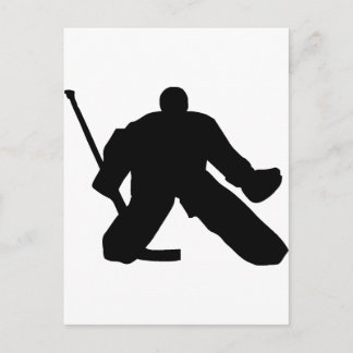 Hockey - Goalie Postcard