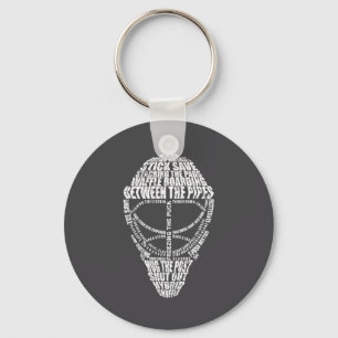 Hockey Goalie Quote For Hockey Goalie  Keychain