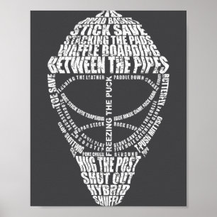 Hockey Goalie Quote For Hockey Goalie  Poster