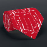 Hockey Goalie Sticks Red Tie<br><div class="desc">Sticks,  twigs or lumber whatever you choose to call them. They come in different curves,  colours and stiffness. They are one of the keys to your dangle,  deke and sauce. Hockey sticks are a part of our style.</div>