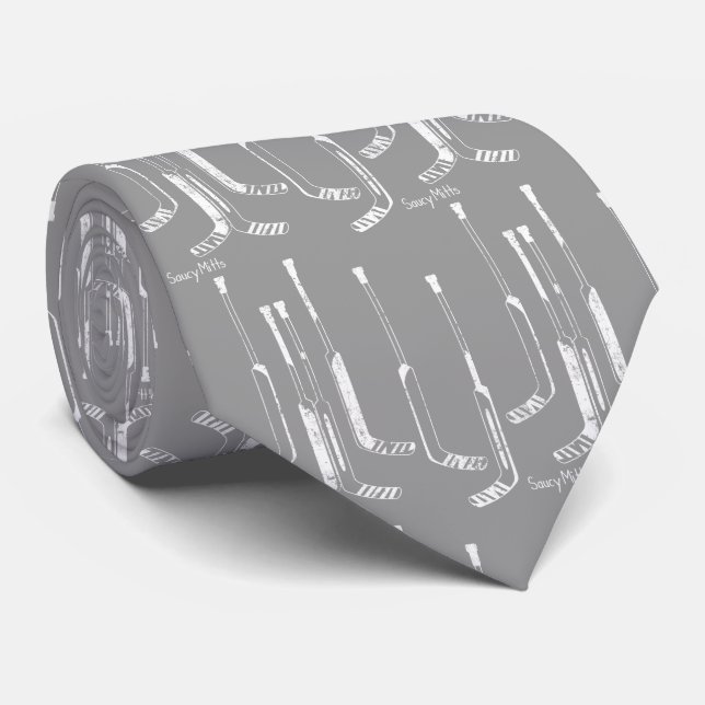 Hockey Goalie Sticks Tie (Rolled)