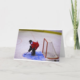 hockey goalkeeper card