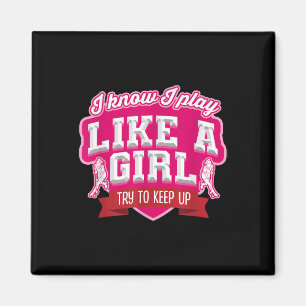 Hockey Goalkeeper Goalie Sport Field Hockey Player Magnet