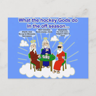 Hockey Gods Postcard