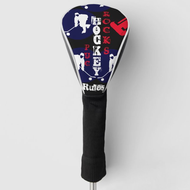 HOCKEY GOLF HEAD COVER (Front)