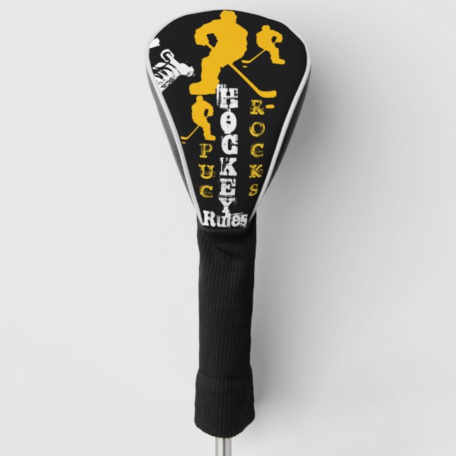 Hockey Golf Head Cover (Front)