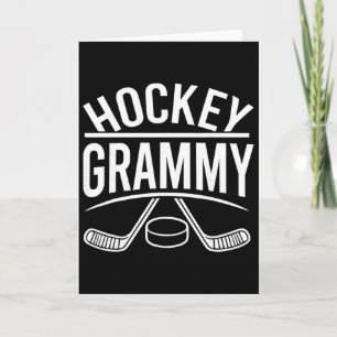 Hockey Grammy Hockey Family Funny  Card
