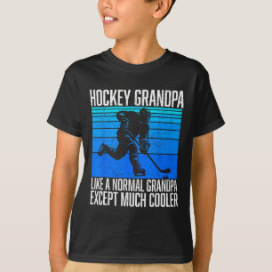 Hockey Grandpa Funny Hockey Fan Player Ice Hockey T-Shirt