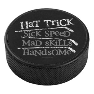 Hockey Hat Trick Puck