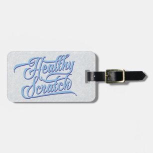 Hockey Healthy Scratch Customizable Luggage Tag