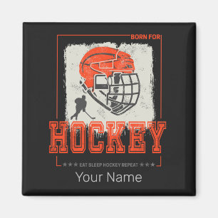 Hockey Helmet Vintage Player Game Trainer Or Coach Magnet