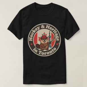 Hockey & Heritage_ Toronto Retro Canadian T-Shirt