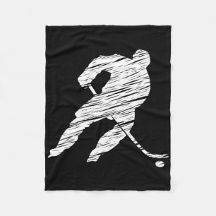 Hockey Hockey Saying Coach Coach Ice Hockey Player Fleece Blanket