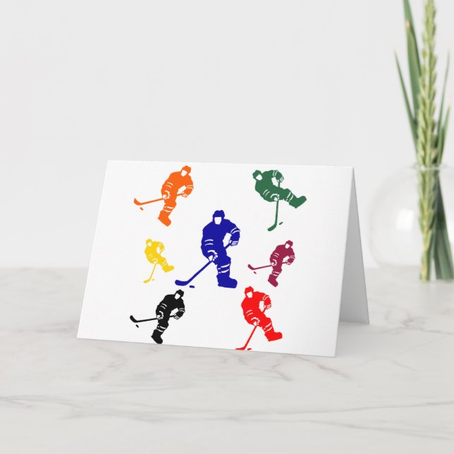 HOCKEY HOLIDAY CARD (Front)