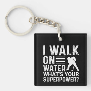 Hockey I W Keychain