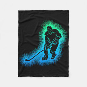Hockey Ice Hockey Kids Youth Boys Fleece Blanket