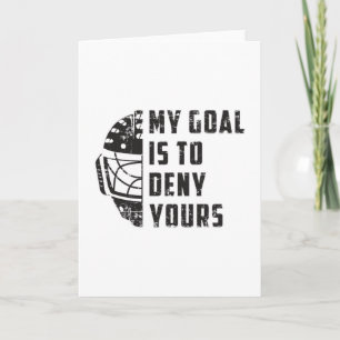 Hockey Ice Hockey Sports Stick Team Funny Gift Card