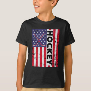 Hockey Ice Hockey Stick Team Sports Puck Gift Idea T-Shirt