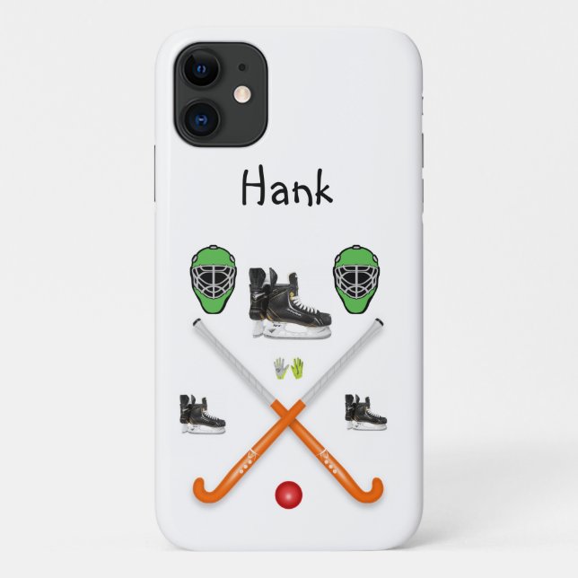 Hockey Iphone Case (Back)