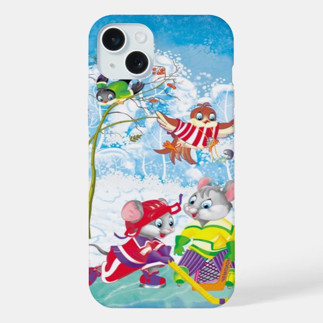 hockey iPhone case (Back)