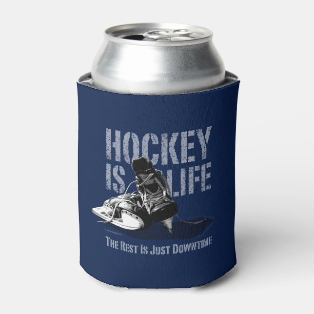 Hockey Is Life Can Cooler (Can Front)