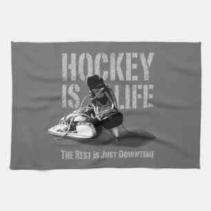 Hockey Is Life Kitchen Towel