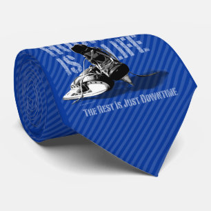 Hockey Is Life Neck Tie