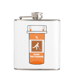 Hockey Is My Drug Hip Flask