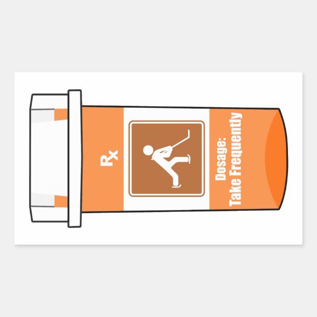 Hockey Is My Drug Sticker (Front)