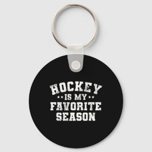 Hockey Is My Favourite Season Sports Players Coach Keychain