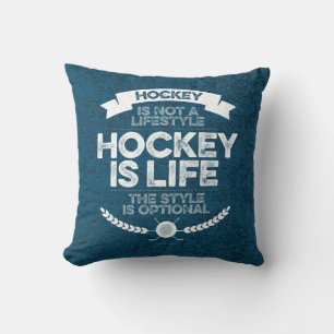 Hockey Is Not A Lifestyle Throw Pillow