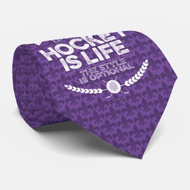 Hockey Is Not A Lifestyle Tie (Rolled)