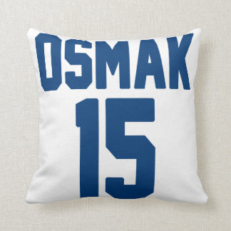 hockey jersey personalized throw pillow 16" x 16"