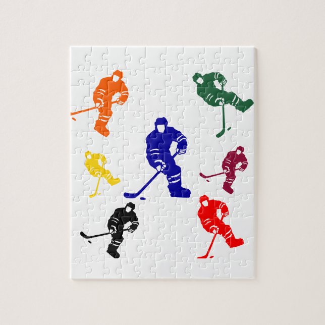 Hockey Jigsaw Puzzle (Vertical)