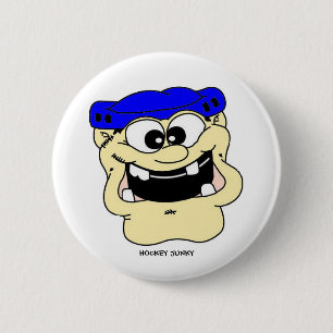 HOCKEY JUNKY 2 INCH ROUND BUTTON