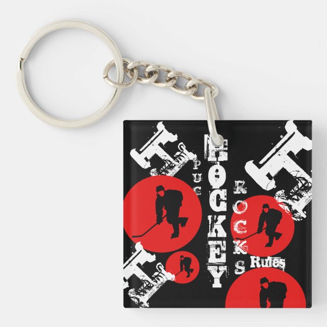 Hockey Keychain (Front)