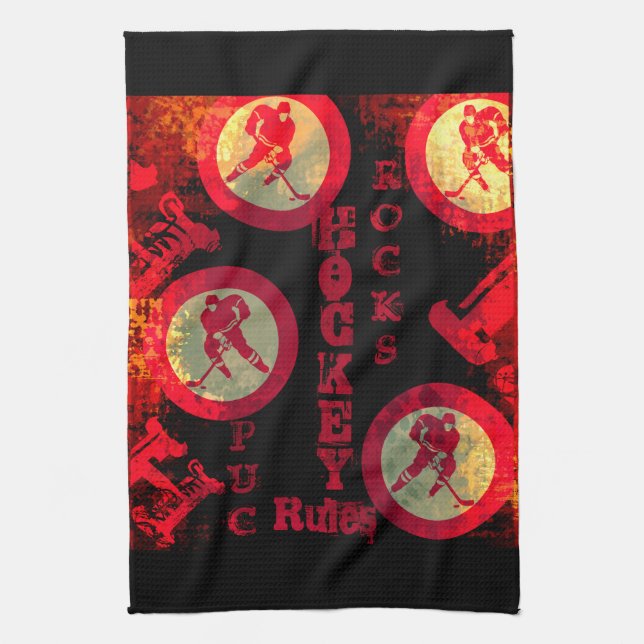 Hockey               kitchen towel (Vertical)
