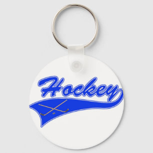 Hockey logo keychain