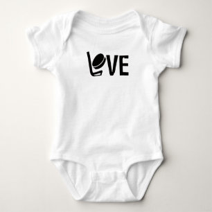 Hockey Love Baby T-Shirt Bodysuit